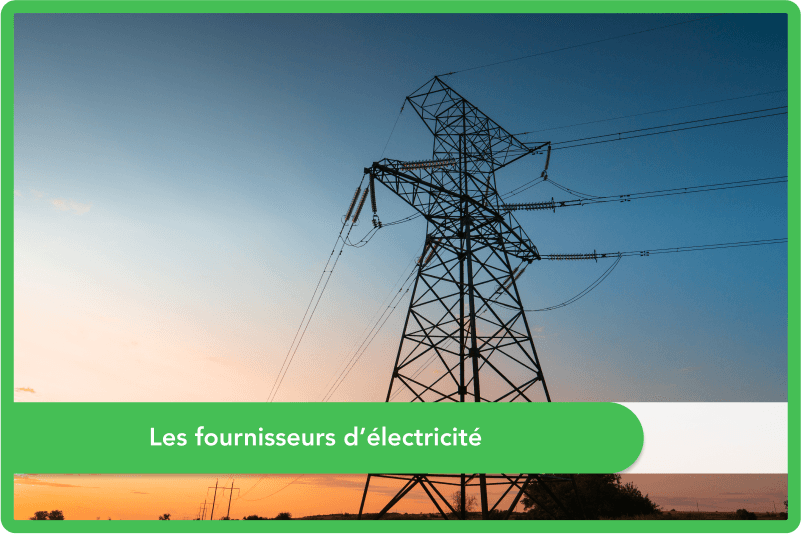 Les fournisseurs d’électricité en 2023